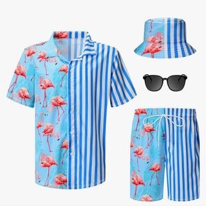 Men's Flamingo 4 piece set Med.